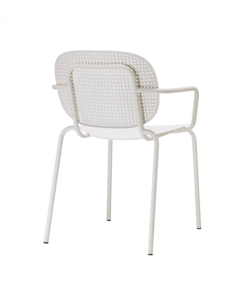 Poltrona Si-Si Dots 2504 Di Scab, Adatta All'Utilizzo Outdoor, Certificata Da Catas. Made In Italy.