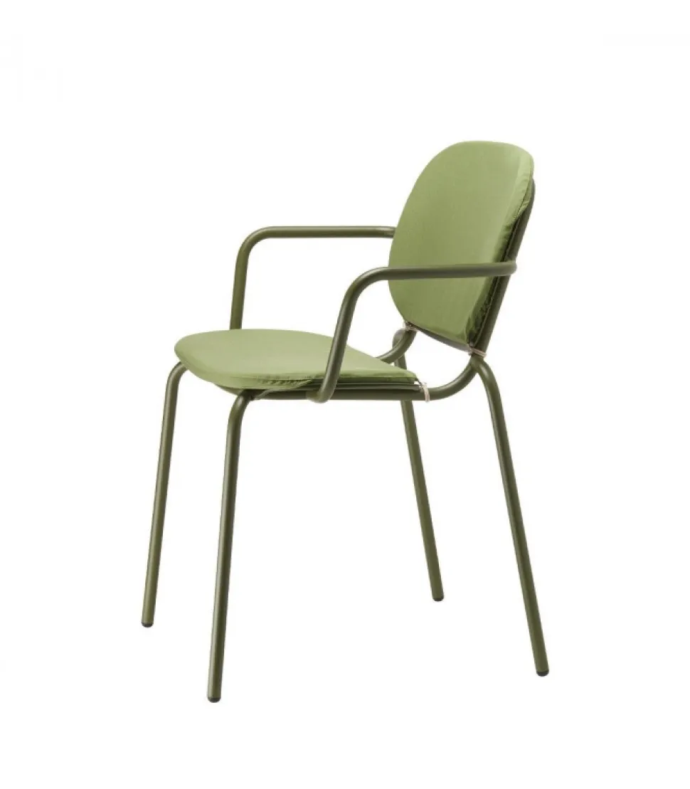 Poltrona Si-Si Dots 2504 Di Scab, Adatta All'Utilizzo Outdoor, Certificata Da Catas. Made In Italy.