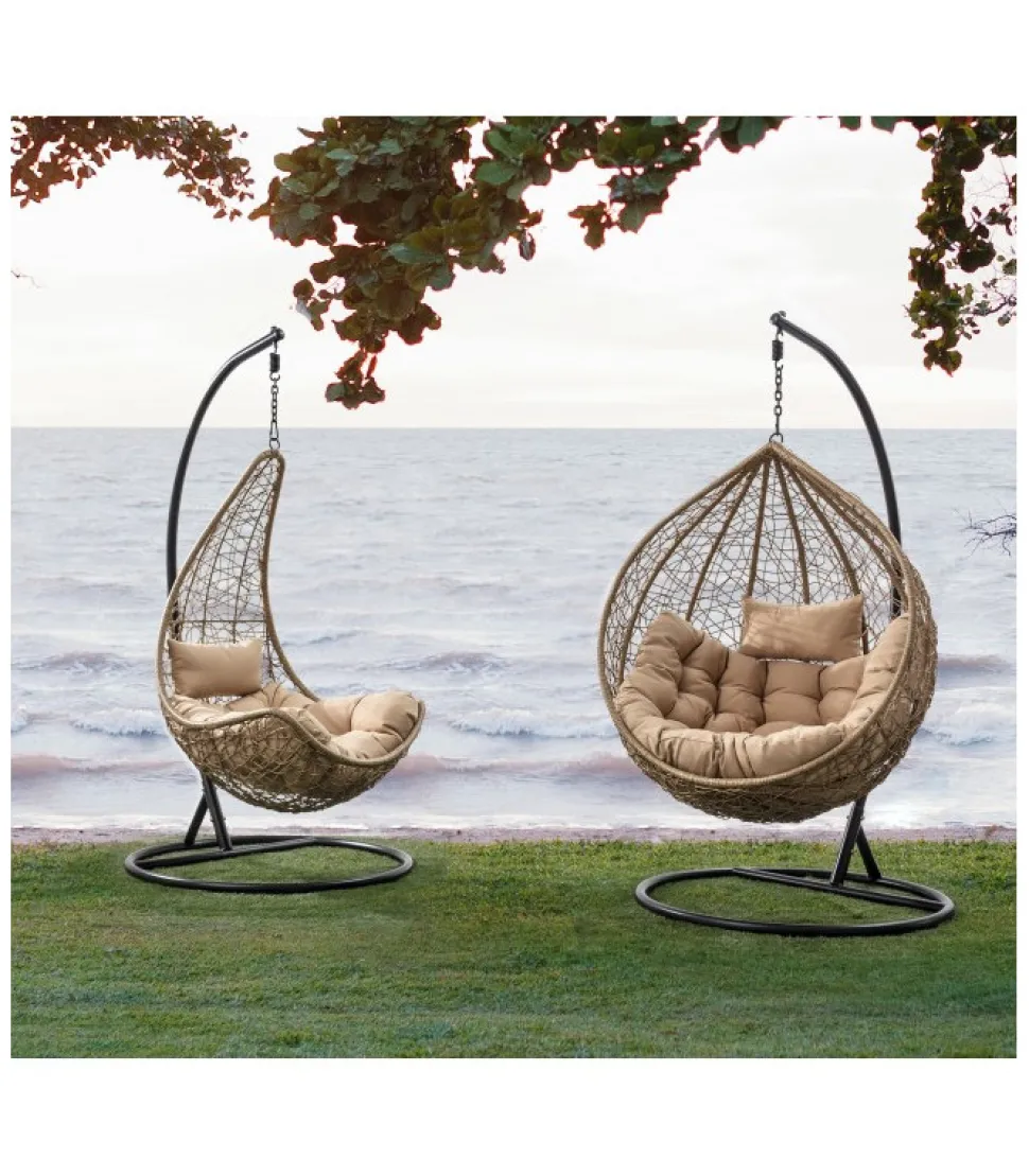 Poltrona Sospesa Con Cuscino Amirantes Nat To