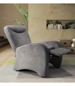 Poltrona Touring Di Il Benessere, Imbottita In Poliuretano E Rivestita In Pelle O In Tessuto.