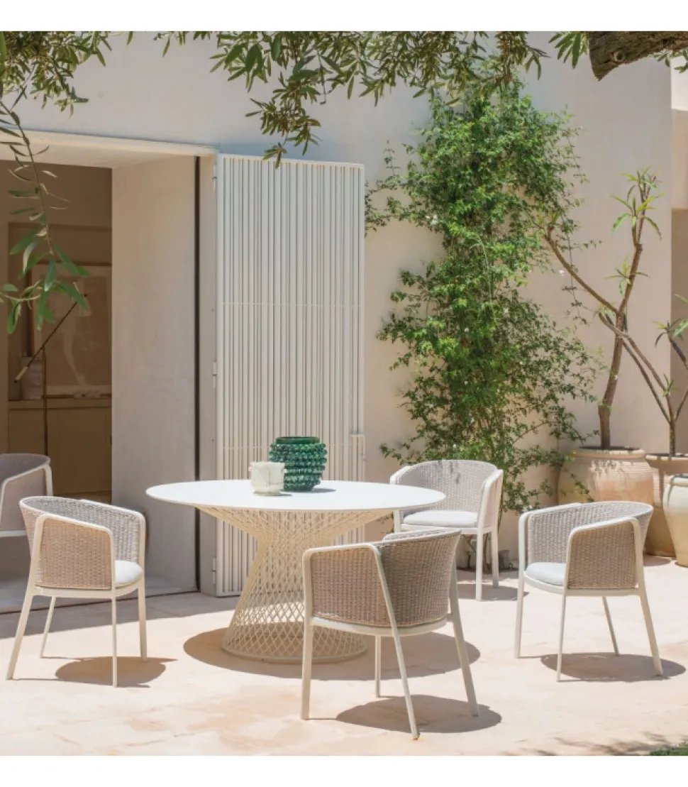 Poltroncina Carousel If, Con Seduta In Poliestere E Corda Sintetica.