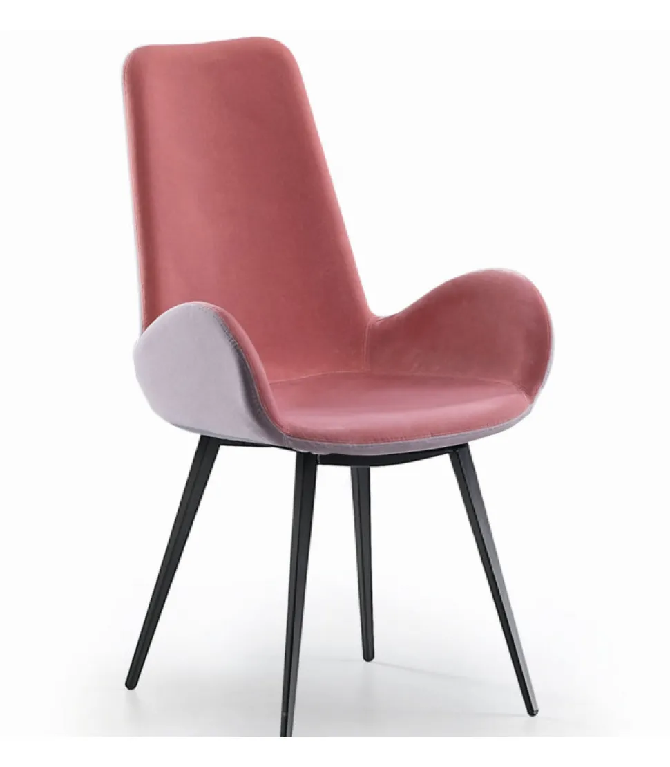 Poltroncina Imbottita Con Braccioli Personalizzabile Con Moltissimi Tessuti Pelli Ed Ecopelli