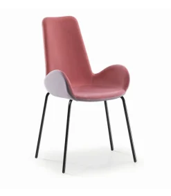 Poltroncina Imbottita Con Braccioli Personalizzabile Con Moltissimi Tessuti Pelli Ed Ecopelli