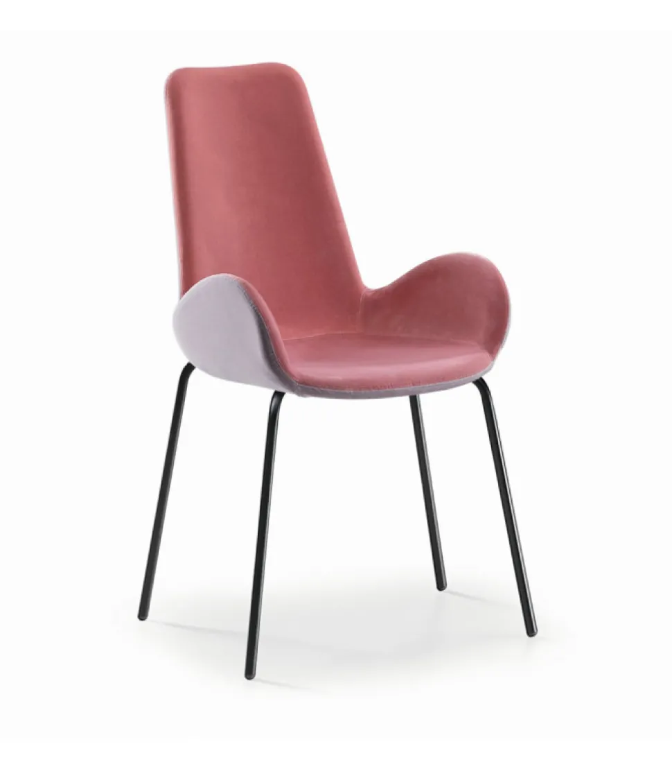 Poltroncina Imbottita Con Braccioli Personalizzabile Con Moltissimi Tessuti Pelli Ed Ecopelli