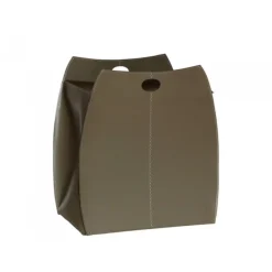 Portabiancheria Alessio In Cuoio Cucito A Mano