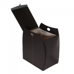 Portabiancheria Alessio In Cuoio Cucito A Mano