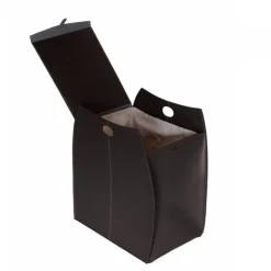 Portabiancheria Paul In Cuoio Cucito A Mano