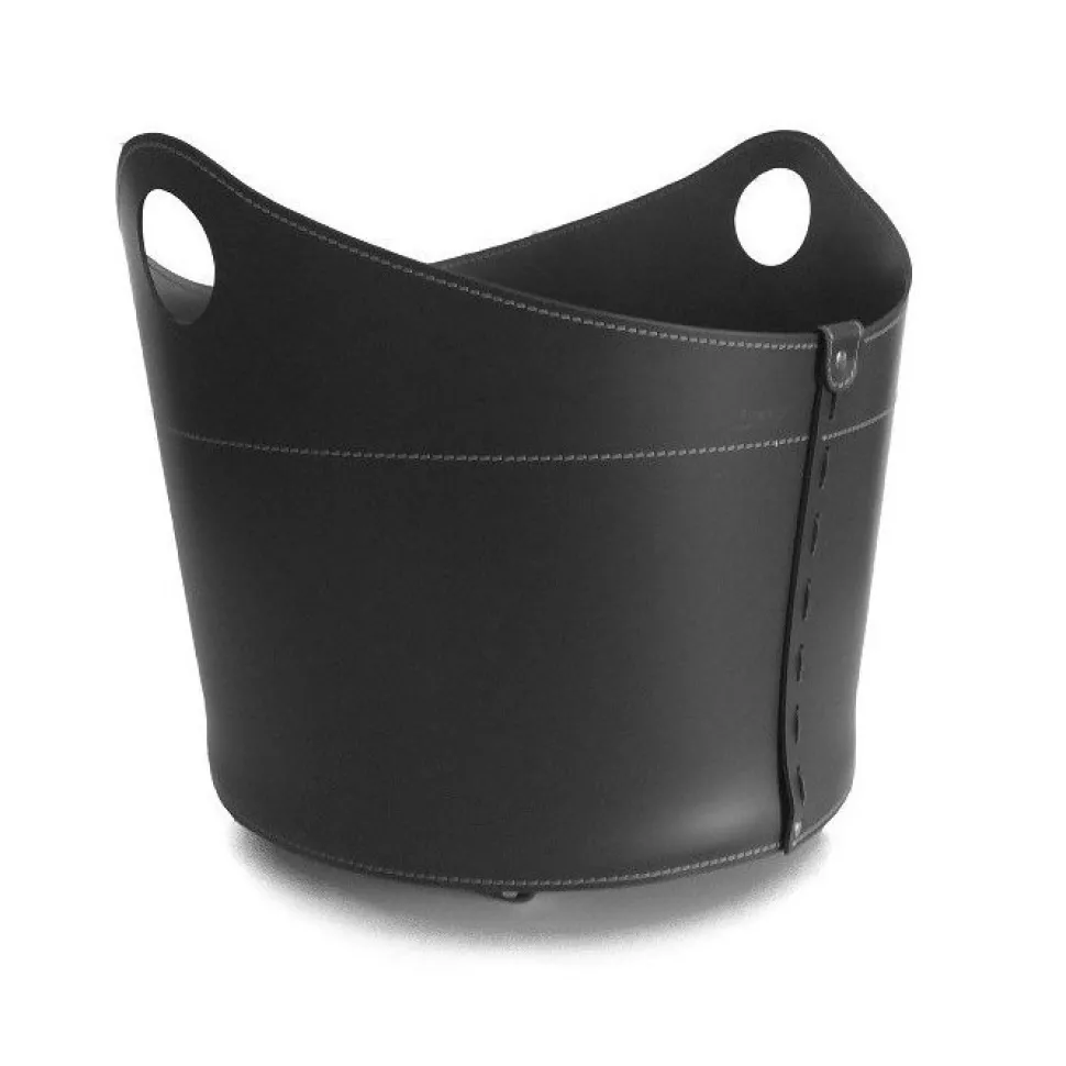 Portaoggetti Cadin In Cuoio Cucito A Mano