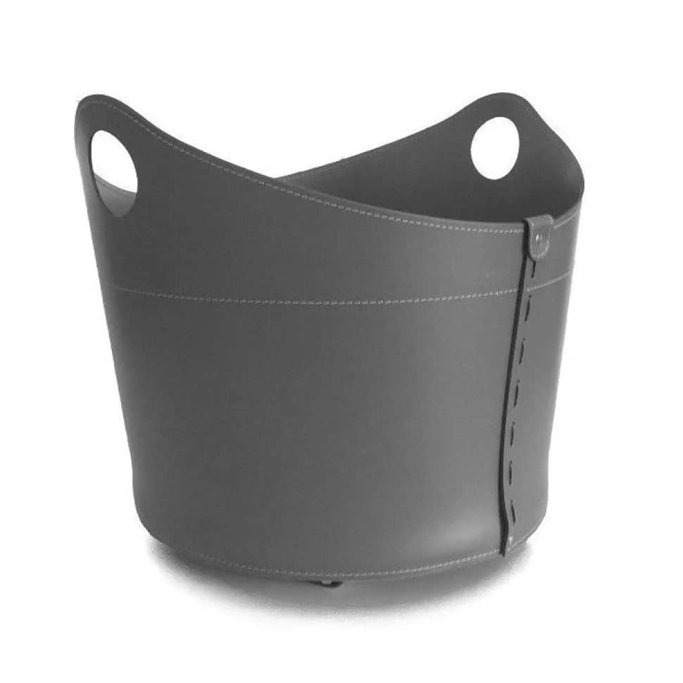 Portaoggetti Cadin In Cuoio Cucito A Mano