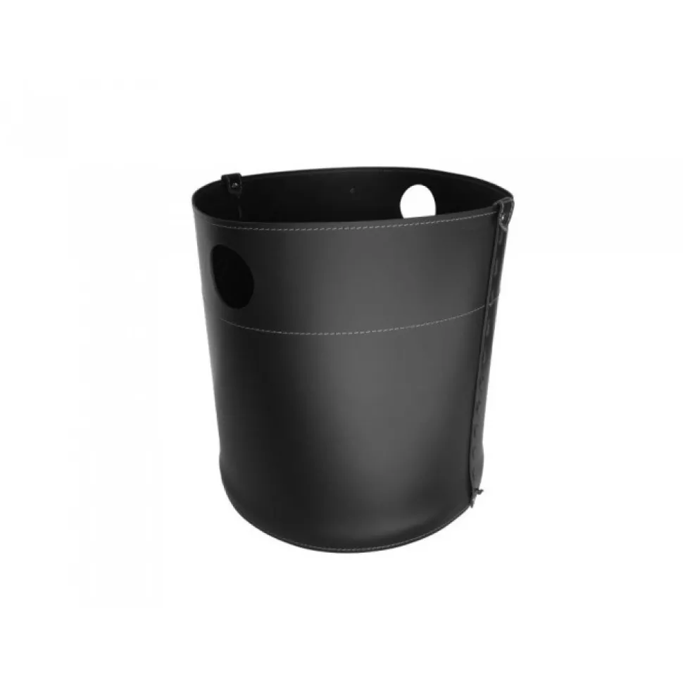 Portaoggetti Giro In Cuoio Cucito A Mano