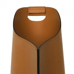 Portaoggetti Sapel In Cuoio Cucito A Mano