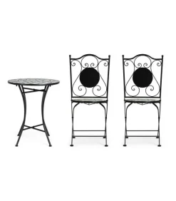 Positano Set 2 Sedie Pieghevoli + Tavolo