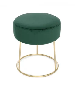 Pouf Clarissa Bottle D35 Gambe In Acciaio Verniciato A Polvere Epossidica