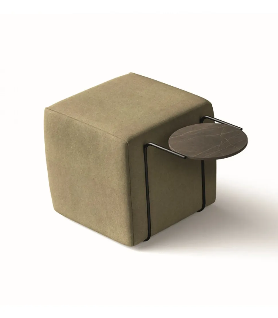 Pouf Di Design Mondrian Con Tavolino