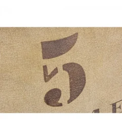 Pouf Sanpark Five Imbottitura In Cotone, Rivestimento In Tela Riciclata E Vera Pelle