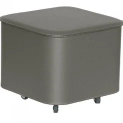 Puffo In Cuoio Cucito A Mano