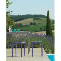 Quatris Sg40 Sgabello In Acciaio Zincato