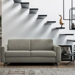 Regis, Divano Letto Contemporaneo Con Piedini Alti In Metallo
