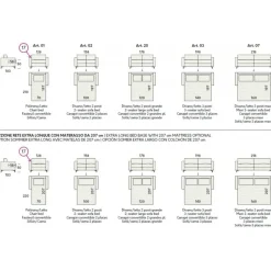 Regis, Divano Letto Contemporaneo Con Piedini Alti In Metallo
