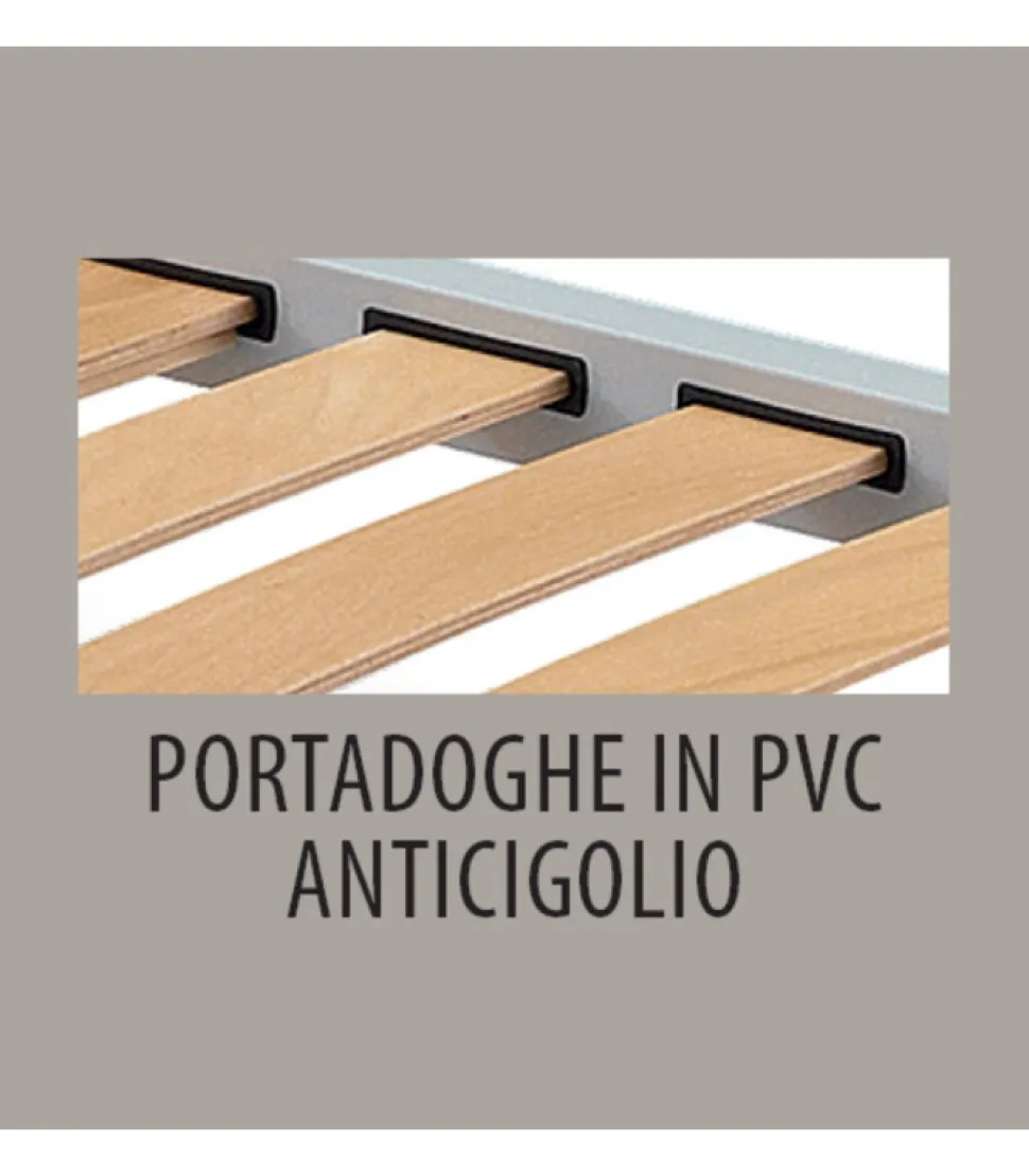 Rete A Doghe In Faggio Fissa, Singola E Matrimoniale Con Regolatori Di Portanza