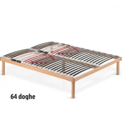 Rete Ortopedica In Legno Singola E Matrimoniale Con Regolatori Di Peso