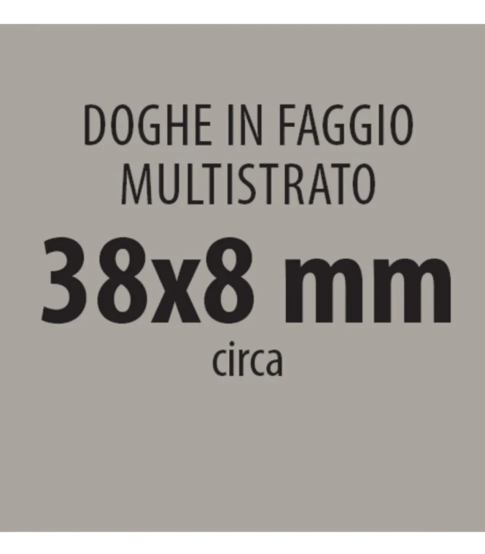 Rete Ortopedica Listellare Fissa Singola E Matrimoniale