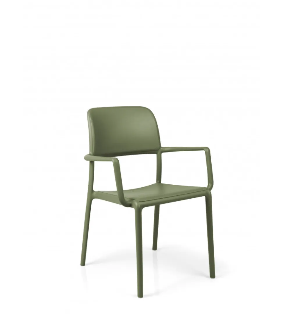 Riva, Sedia Con Braccioli Indoor Ed Outdoor