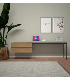 Scrittoio Con Gambe In Metallo