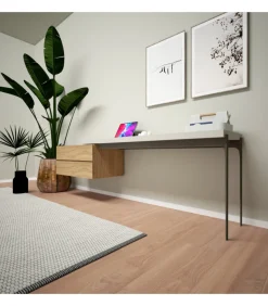 Scrittoio Con Gambe In Metallo