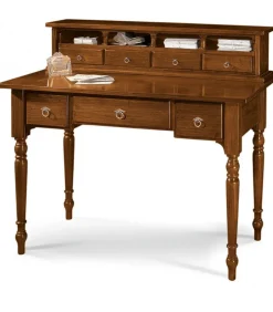 Scrittoio Tiziano In Legno Massello Tinto Noce Nazionale