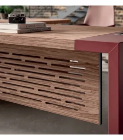 Scrivania Angolare E10, 100% Made In Italy.