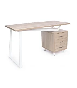 Scrivania Armande Bianca C-Cassettiera