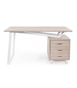 Scrivania Armande Bianca C-Cassettiera