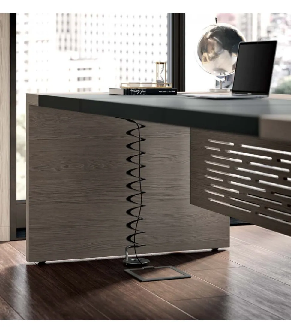 Scrivania Direzionale E10, 100% Made In Italy.