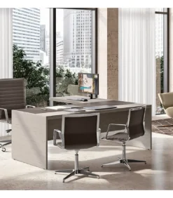 Scrivania E9 Angolare, 100% Made In Italy.