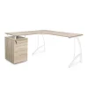 Scrivania Kavita Angolo C-Cassettiera