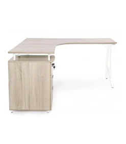 Scrivania Kavita Angolo C-Cassettiera