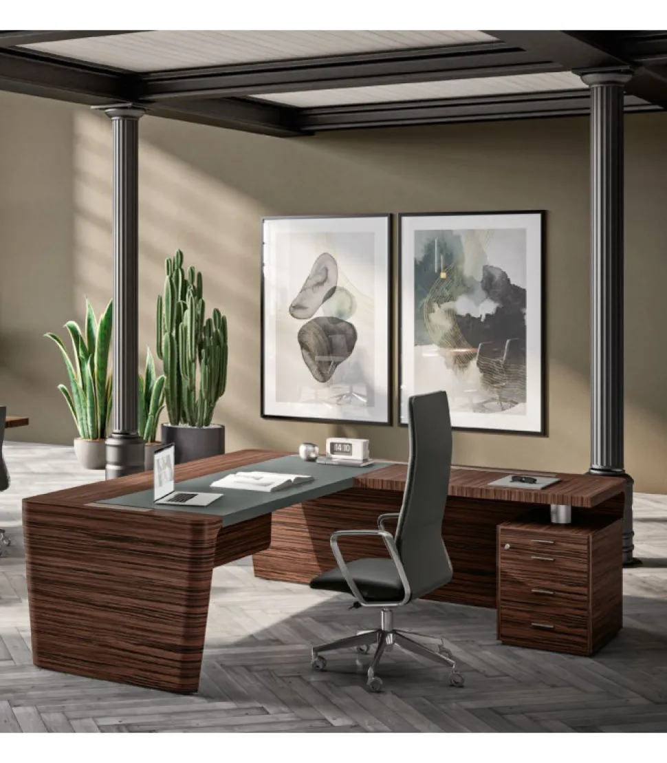 Scrivania X10 Angolare, 100% Made In Italy.