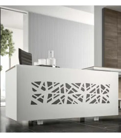 Scrivania X8 Angolare Con Box Multiuso, 100% Made In Italy.