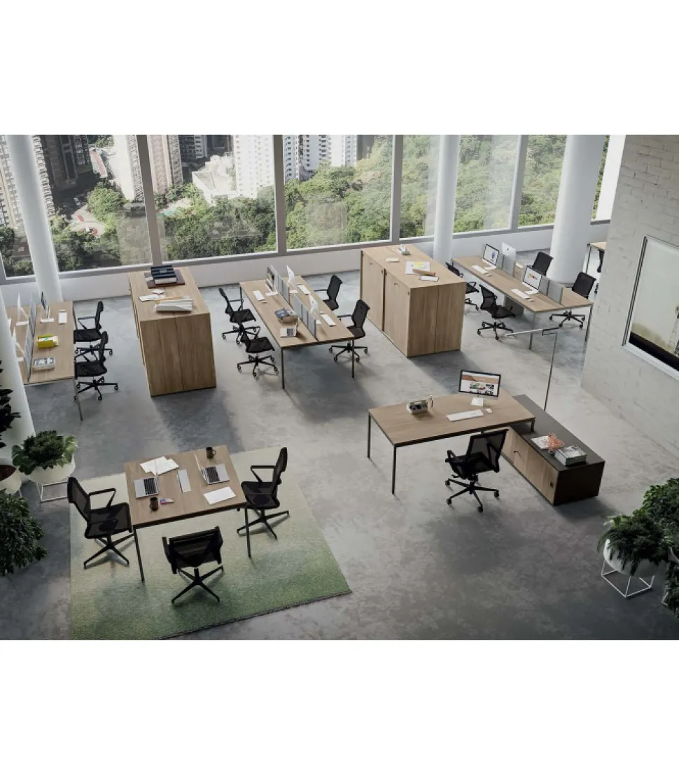 Scrivania X1 Componibile, 100% Made In Italy.