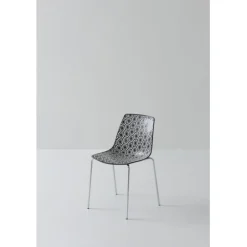 Sedia Alhambra Na Con Seduta In Tecnopolimero Multicolore