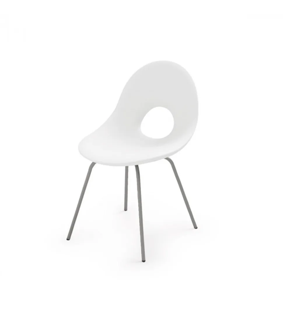 Sedia Candy Gambe Con Scocca In Polietilene.