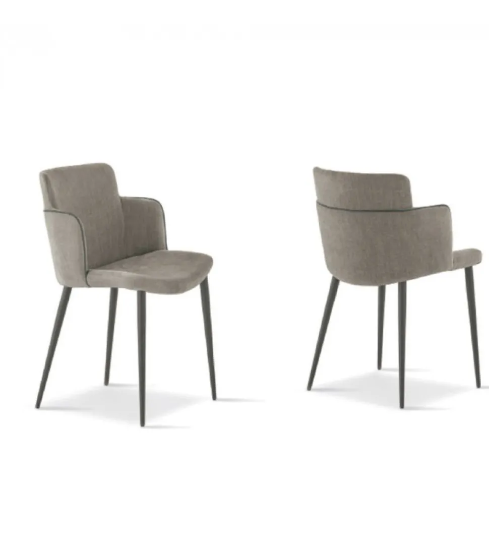 Sedia Carol Imbottita E Rivestita.