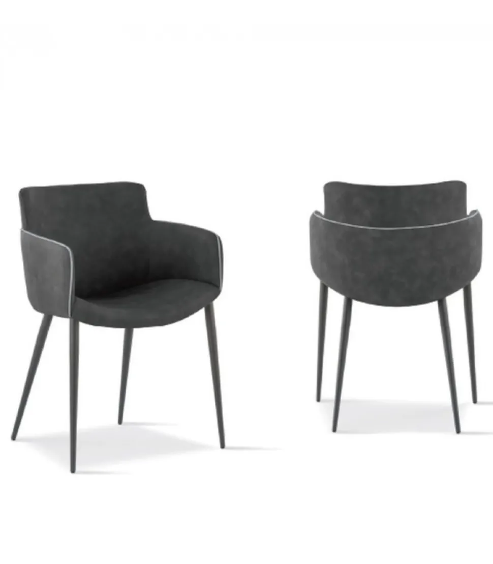 Sedia Carol Imbottita E Rivestita.