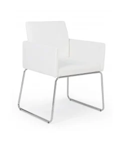 Sedia C-Br Sixty Pu Bianco