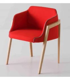 Sedia Chevalet Bl Con Ampia Seduta.