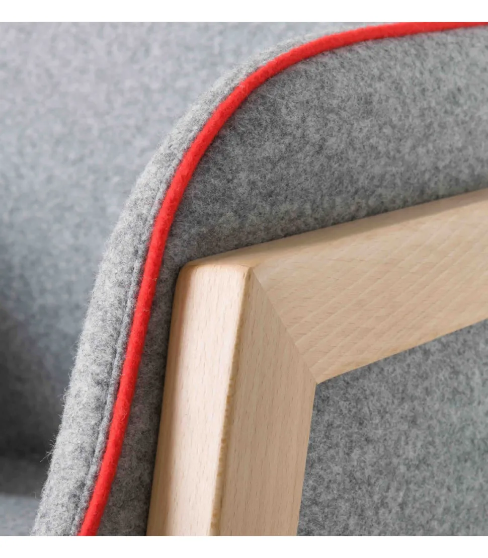 Sedia Chevalet Bl Con Ampia Seduta.