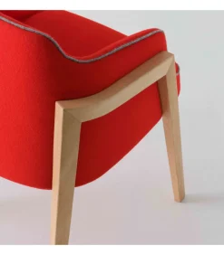 Sedia Chevalet Bl Con Ampia Seduta.