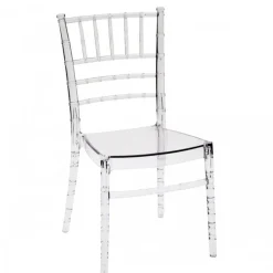 Sedia Chiavari Ice In Polipropilene Trasparente
