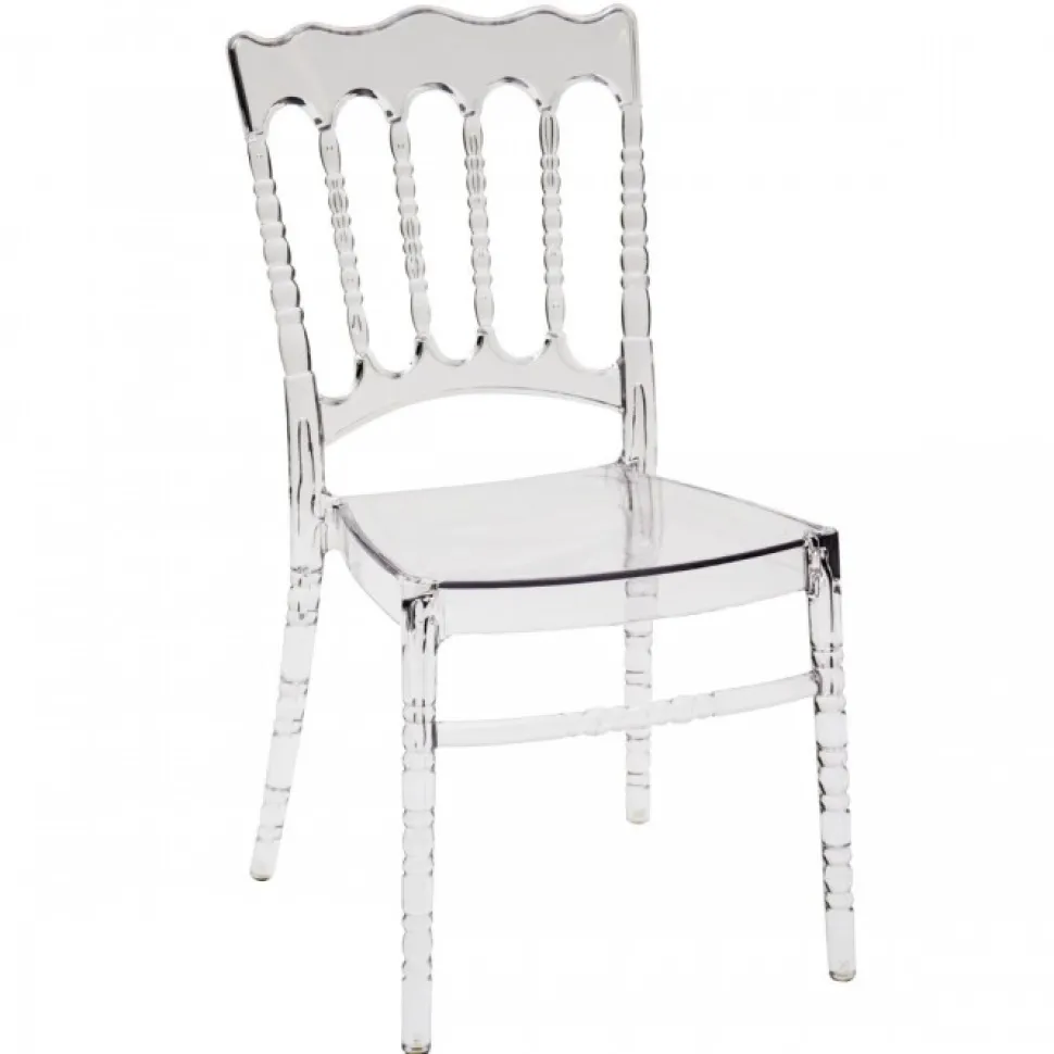 Sedia Chiavari Lux Ice In Polipropilene Trasparente